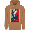 Che Chef Cooking Cook BBQ Funny Mens 80% Cotton Hoodie Caramel Latte