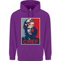 Che Chef Cooking Cook BBQ Funny Mens 80% Cotton Hoodie Purple