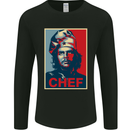 Che Chef Cooking Cook BBQ Funny Mens Long Sleeve T-Shirt Black