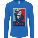 Che Chef Cooking Cook BBQ Funny Mens Long Sleeve T-Shirt Royal Blue