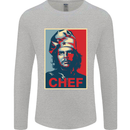 Che Chef Cooking Cook BBQ Funny Mens Long Sleeve T-Shirt Sports Grey