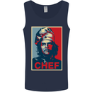 Che Chef Cooking Cook BBQ Funny Mens Vest Tank Top Navy Blue