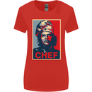 Che Chef Cooking Cook BBQ Funny Womens Wider Cut T-Shirt Red