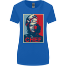 Che Chef Cooking Cook BBQ Funny Womens Wider Cut T-Shirt Royal Blue