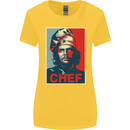 Che Chef Cooking Cook BBQ Funny Womens Wider Cut T-Shirt Yellow