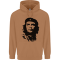 Che Guevara Silhouette Mens 80% Cotton Hoodie Caramel Latte