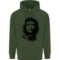 Che Guevara Silhouette Mens 80% Cotton Hoodie Forest Green