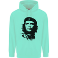 Che Guevara Silhouette Mens 80% Cotton Hoodie Peppermint