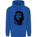 Che Guevara Silhouette Mens 80% Cotton Hoodie Royal Blue