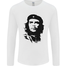 Che Guevara Silhouette Mens Long Sleeve T-Shirt White