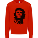 Che Guevara Silhouette Mens Sweatshirt Jumper Bright Red