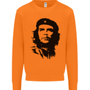 Che Guevara Silhouette Mens Sweatshirt Jumper Orange