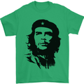 Che Guevara Silhouette Mens T-Shirt Cotton Gildan Irish Green