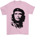 Che Guevara Silhouette Mens T-Shirt Cotton Gildan Light Pink