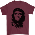Che Guevara Silhouette Mens T-Shirt Cotton Gildan Maroon