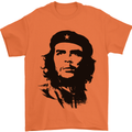 Che Guevara Silhouette Mens T-Shirt Cotton Gildan Orange