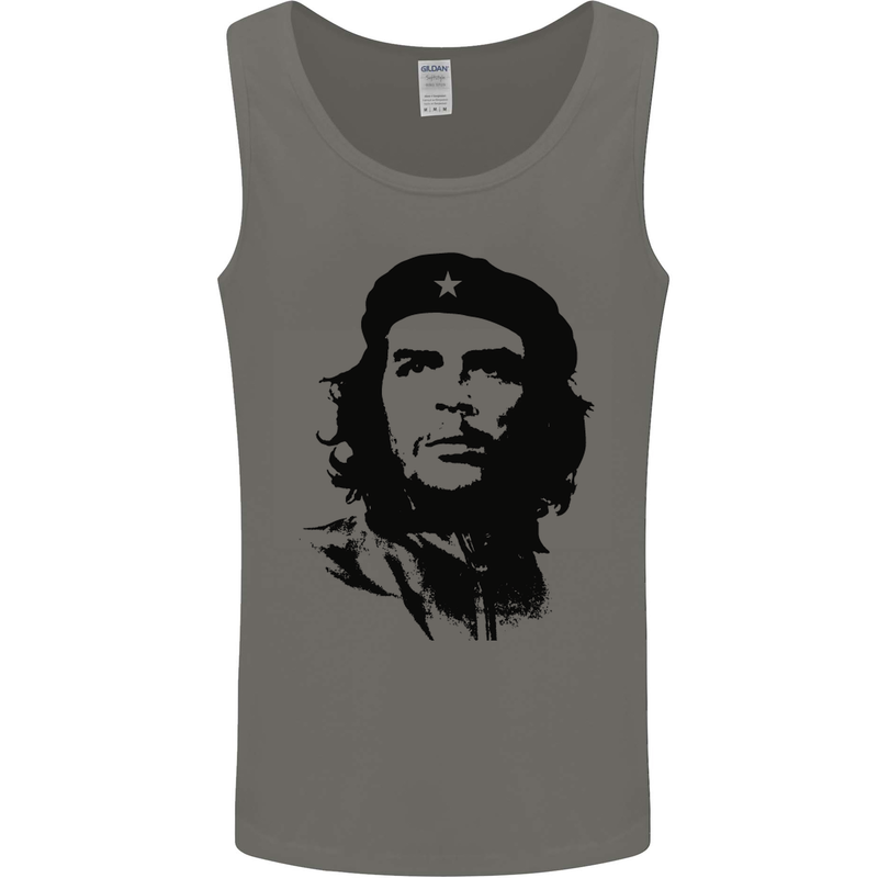 Che Guevara Silhouette Mens Vest Tank Top Charcoal