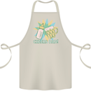 Cheers Dad Beer & Bottle Funny Father's Day Cotton Apron 100% Organic Natural
