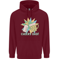Cheers Dad Beer & Bottle Funny Father's Day Mens 80% Cotton Hoodie Maroon