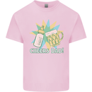 Cheers Dad Beer & Bottle Funny Father's Day Mens Cotton T-Shirt Tee Top Light Pink