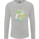 Cheers Dad Beer & Bottle Funny Father's Day Mens Long Sleeve T-Shirt Sports Grey