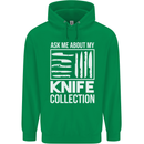Chef Ask About My Knife Collection Funny Childrens Kids Hoodie Irish Green