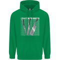 Chef I Play With Knives Childrens Kids Hoodie Irish Green