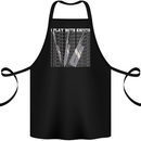 Chef I Play With Knives Cotton Apron 100% Organic Black