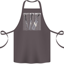 Chef I Play With Knives Cotton Apron 100% Organic Dark Grey