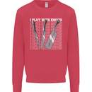 Chef I Play With Knives Kids Sweatshirt Jumper Heliconia