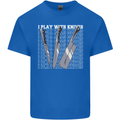 Chef I Play With Knives Kids T-Shirt Childrens Royal Blue