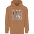 Chef I Play With Knives Mens 80% Cotton Hoodie Caramel Latte