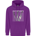 Chef I Play With Knives Mens 80% Cotton Hoodie Purple
