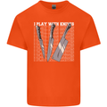 Chef I Play With Knives Mens Cotton T-Shirt Tee Top Orange