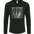 Chef I Play With Knives Mens Long Sleeve T-Shirt Black