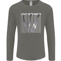 Chef I Play With Knives Mens Long Sleeve T-Shirt Charcoal