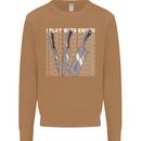 Chef I Play With Knives Mens Sweatshirt Jumper Caramel Latte