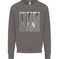 Chef I Play With Knives Mens Sweatshirt Jumper Charcoal