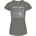 Chef I Play With Knives Womens Petite Cut T-Shirt Charcoal