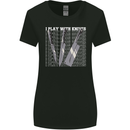 Chef I Play With Knives Womens Wider Cut T-Shirt Black