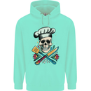 Chef Skull Childrens Kids Hoodie Peppermint