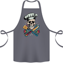 Chef Skull Cotton Apron 100% Organic Steel