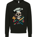 Chef Skull Kids Sweatshirt Jumper Black