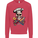 Chef Skull Kids Sweatshirt Jumper Heliconia