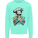 Chef Skull Kids Sweatshirt Jumper Peppermint