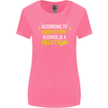 Chemistry Alcohol Is a Solution Funny Womens Wider Cut T-Shirt Azalea