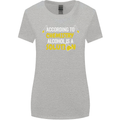Chemistry Alcohol Is a Solution Funny Womens Wider Cut T-Shirt Sports Grey
