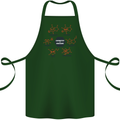 Chemistry is Awesome Alcohol Chocolate Love Cotton Apron 100% Organic Forest Green