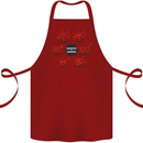 Chemistry is Awesome Alcohol Chocolate Love Cotton Apron 100% Organic Maroon