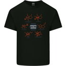 Chemistry is Awesome Alcohol Chocolate Love Kids T-Shirt Childrens Black